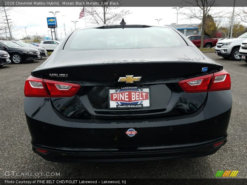 Mosaic Black Metallic / Jet Black 2018 Chevrolet Malibu Hybrid