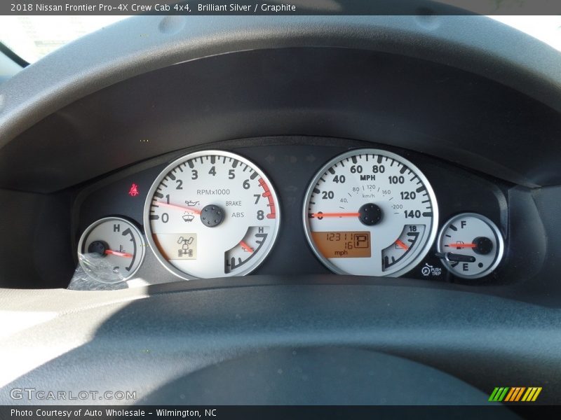  2018 Frontier Pro-4X Crew Cab 4x4 Pro-4X Crew Cab 4x4 Gauges
