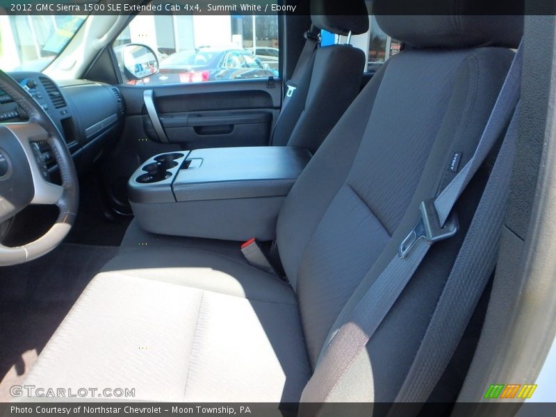 Summit White / Ebony 2012 GMC Sierra 1500 SLE Extended Cab 4x4