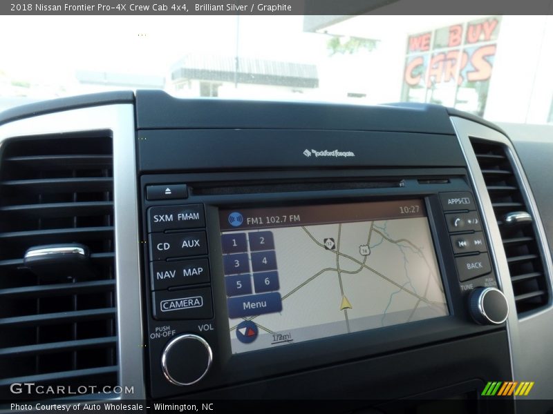 Navigation of 2018 Frontier Pro-4X Crew Cab 4x4