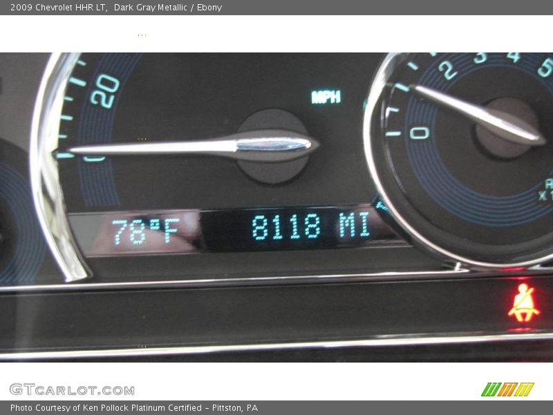 Dark Gray Metallic / Ebony 2009 Chevrolet HHR LT