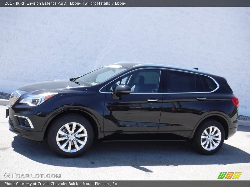 Ebony Twilight Metallic / Ebony 2017 Buick Envision Essence AWD