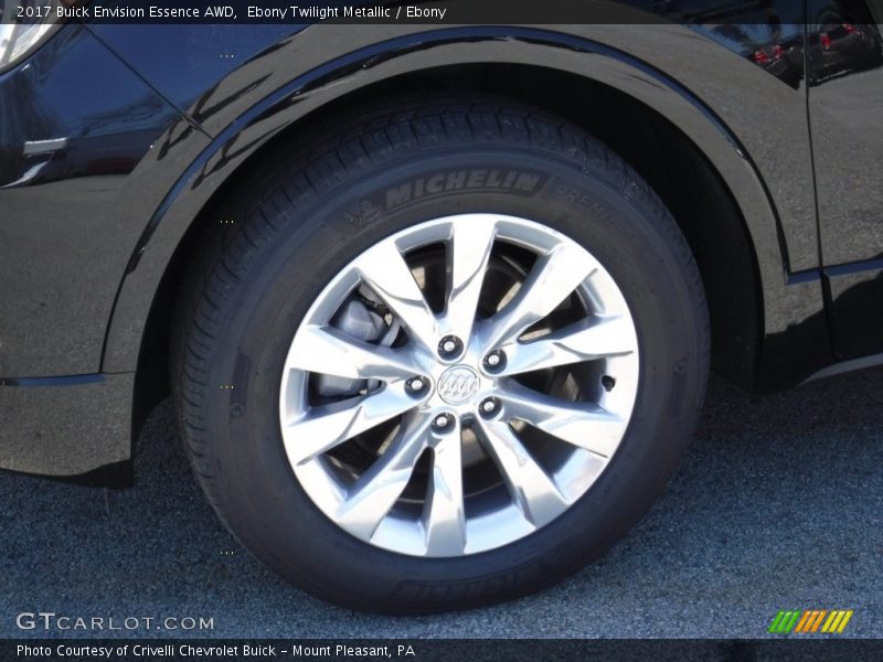 Ebony Twilight Metallic / Ebony 2017 Buick Envision Essence AWD