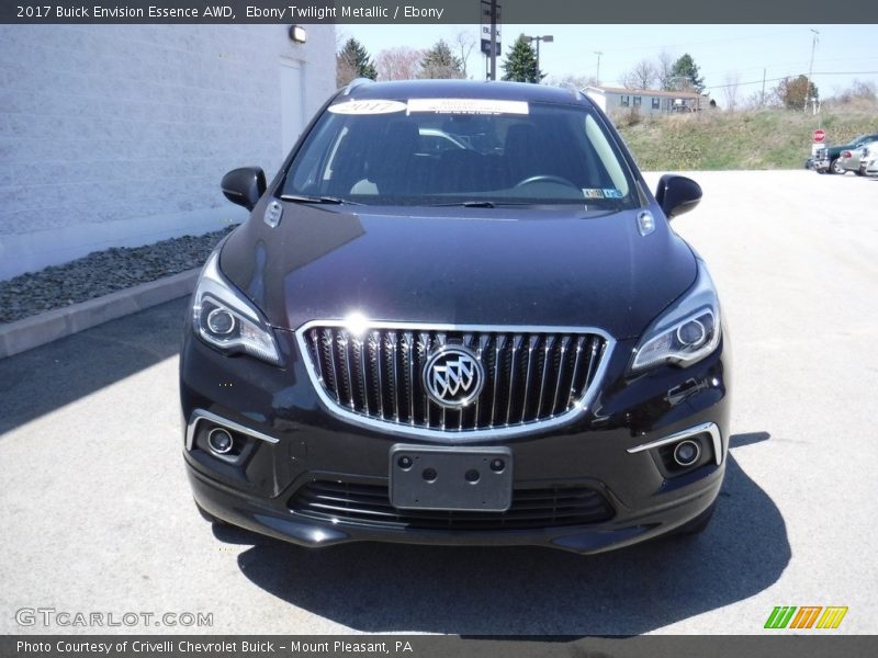 Ebony Twilight Metallic / Ebony 2017 Buick Envision Essence AWD