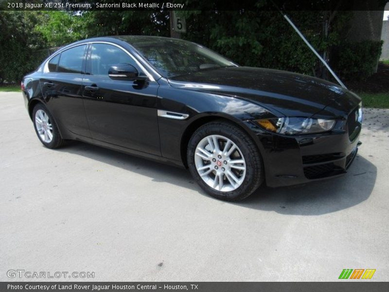 Santorini Black Metallic / Ebony 2018 Jaguar XE 25t Premium