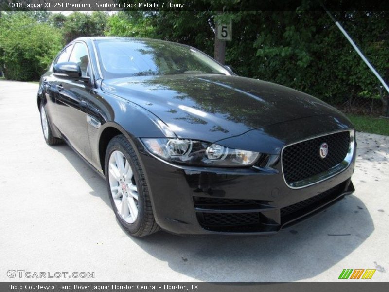 Santorini Black Metallic / Ebony 2018 Jaguar XE 25t Premium