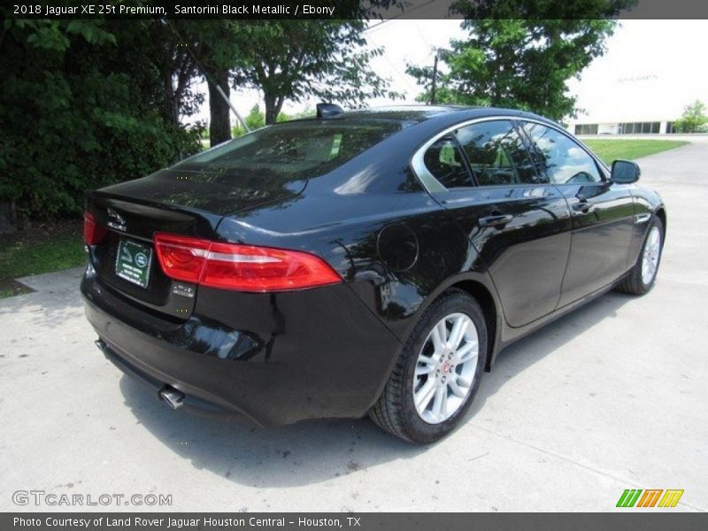 Santorini Black Metallic / Ebony 2018 Jaguar XE 25t Premium