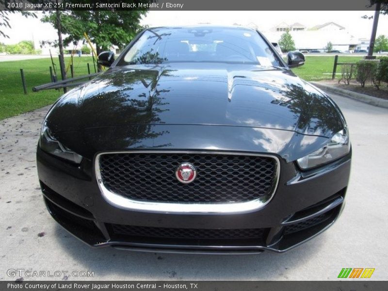 Santorini Black Metallic / Ebony 2018 Jaguar XE 25t Premium