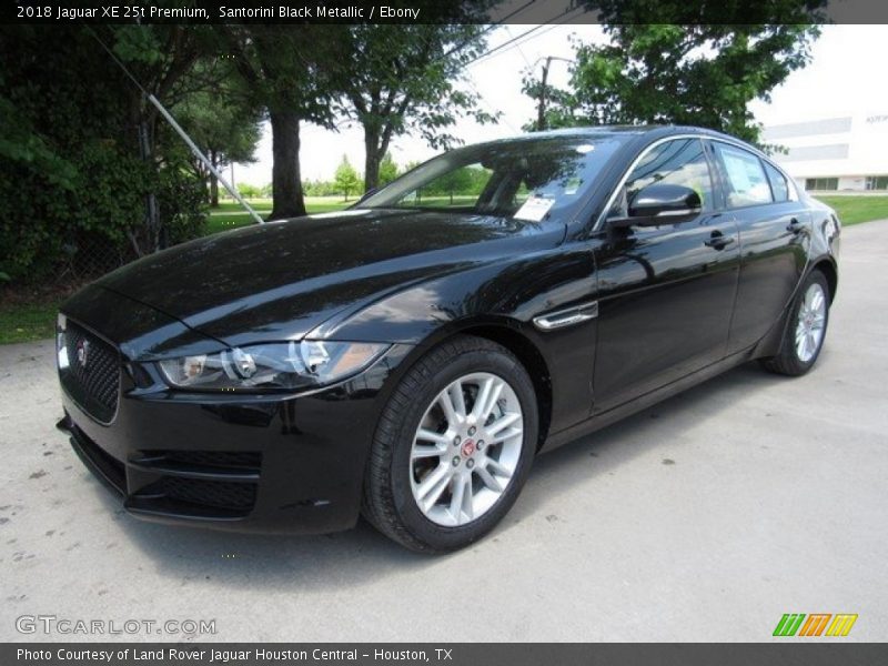 Santorini Black Metallic / Ebony 2018 Jaguar XE 25t Premium