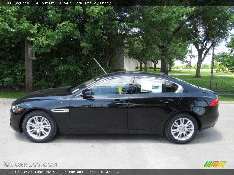 Santorini Black Metallic / Ebony 2018 Jaguar XE 25t Premium