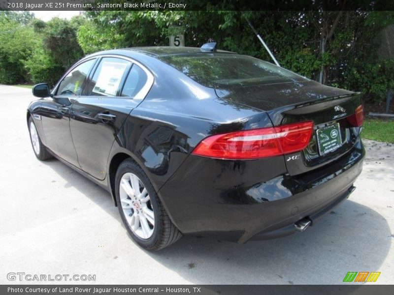 Santorini Black Metallic / Ebony 2018 Jaguar XE 25t Premium
