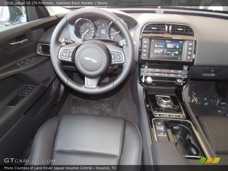 Santorini Black Metallic / Ebony 2018 Jaguar XE 25t Premium