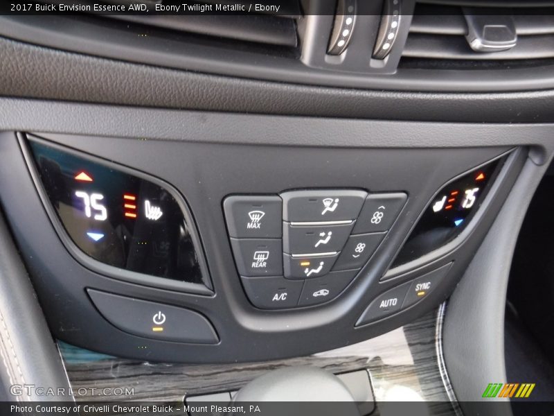 Ebony Twilight Metallic / Ebony 2017 Buick Envision Essence AWD