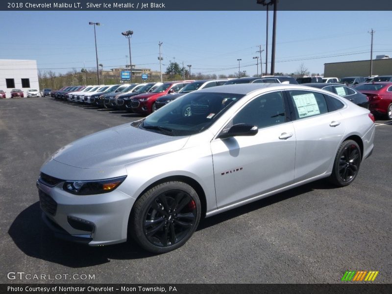 Silver Ice Metallic / Jet Black 2018 Chevrolet Malibu LT