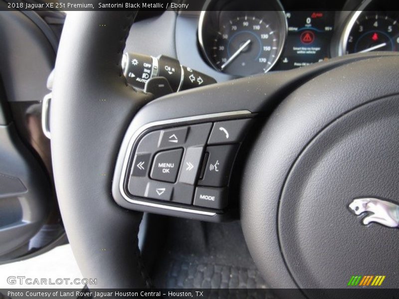 Santorini Black Metallic / Ebony 2018 Jaguar XE 25t Premium