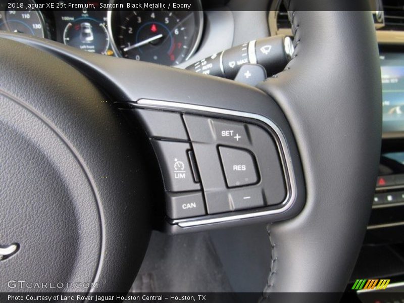 Santorini Black Metallic / Ebony 2018 Jaguar XE 25t Premium