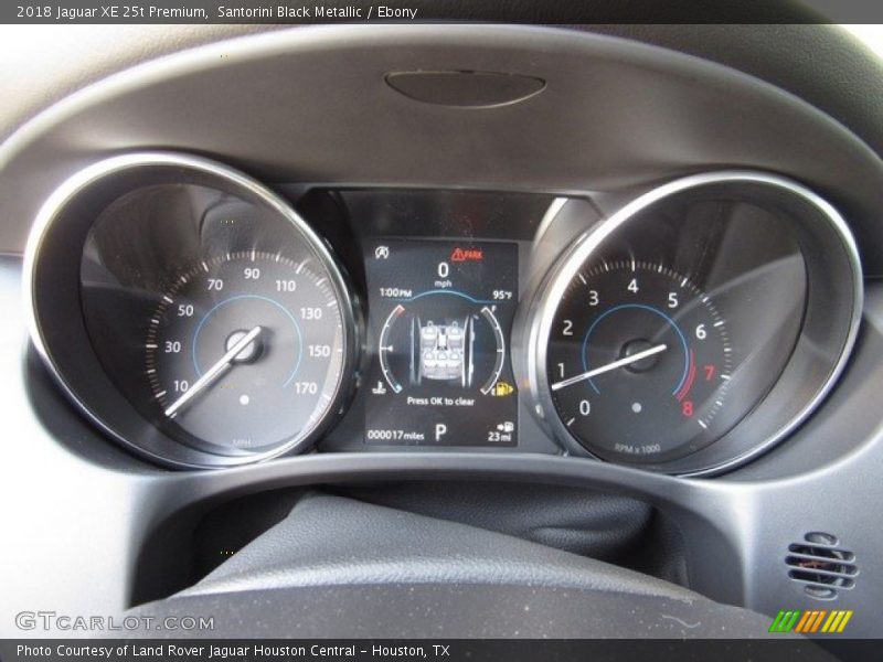 Santorini Black Metallic / Ebony 2018 Jaguar XE 25t Premium