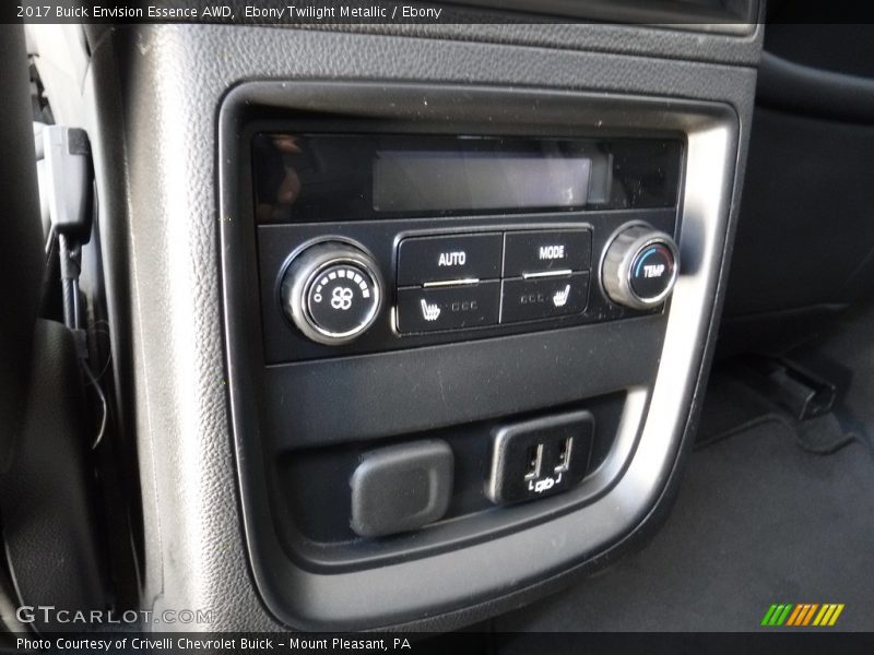 Ebony Twilight Metallic / Ebony 2017 Buick Envision Essence AWD