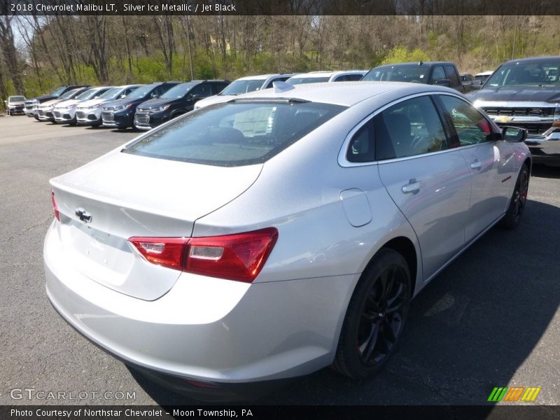 Silver Ice Metallic / Jet Black 2018 Chevrolet Malibu LT