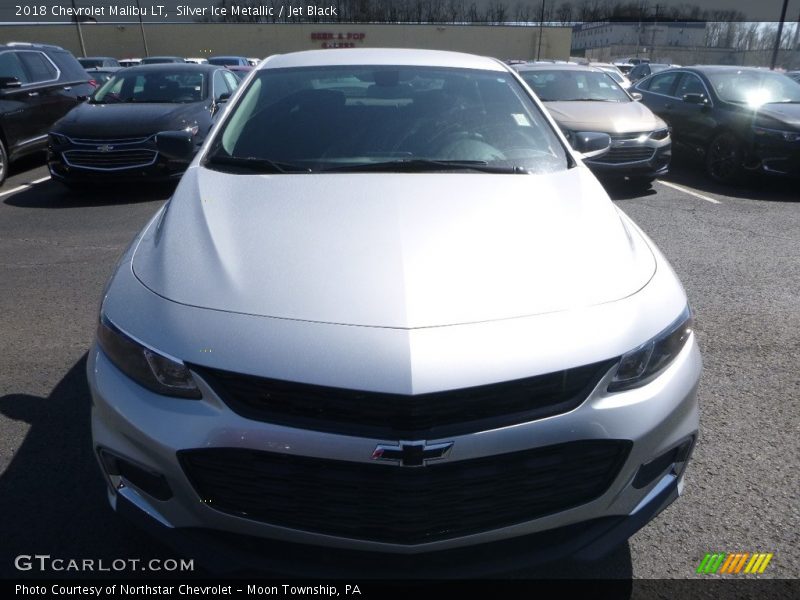 Silver Ice Metallic / Jet Black 2018 Chevrolet Malibu LT