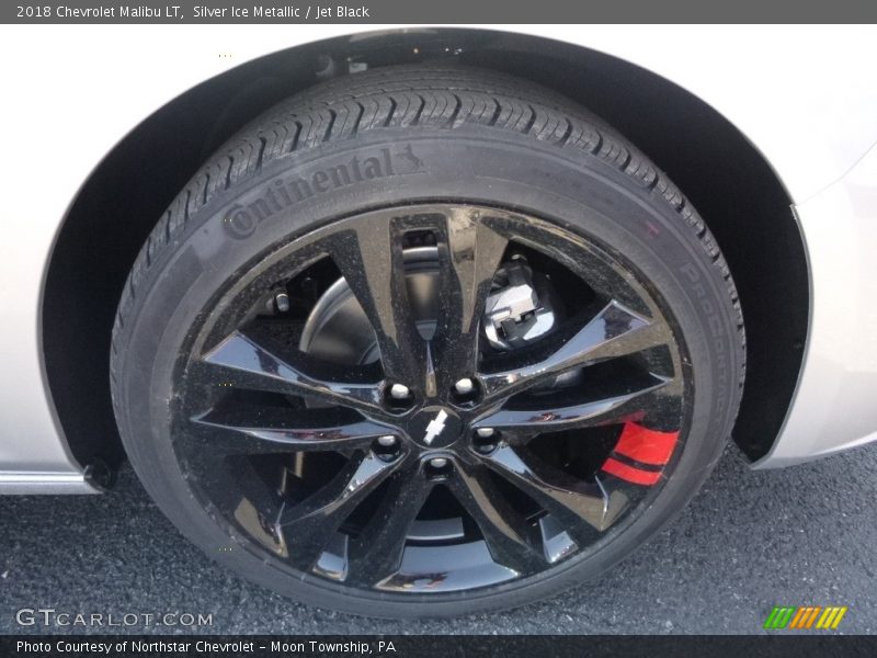 Silver Ice Metallic / Jet Black 2018 Chevrolet Malibu LT