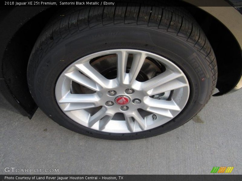 Santorini Black Metallic / Ebony 2018 Jaguar XE 25t Premium