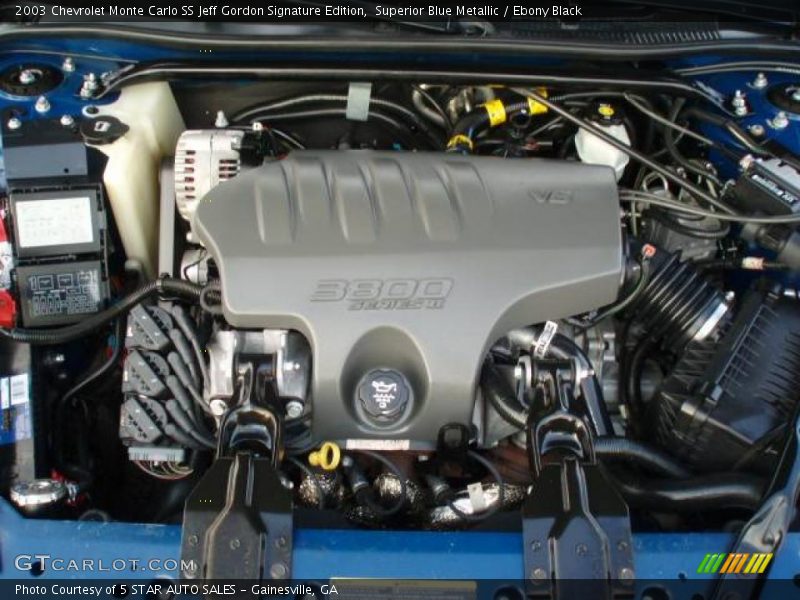 Superior Blue Metallic / Ebony Black 2003 Chevrolet Monte Carlo SS Jeff Gordon Signature Edition