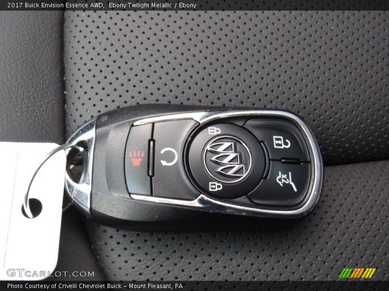 Ebony Twilight Metallic / Ebony 2017 Buick Envision Essence AWD