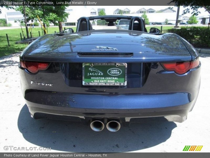 Loire Blue Metallic / Ebony 2018 Jaguar F-Type Convertible