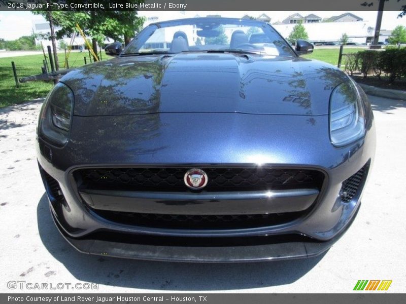 Loire Blue Metallic / Ebony 2018 Jaguar F-Type Convertible