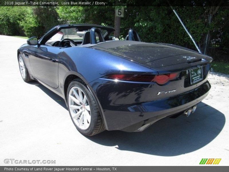 Loire Blue Metallic / Ebony 2018 Jaguar F-Type Convertible