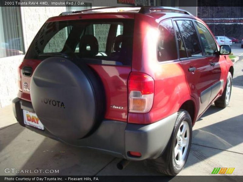 Impulse Red / Oak 2001 Toyota RAV4 4WD