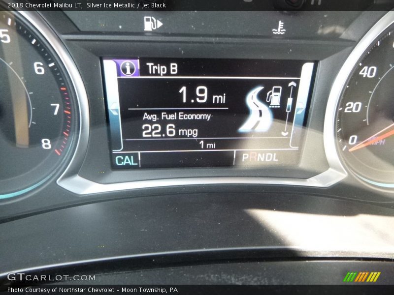 Silver Ice Metallic / Jet Black 2018 Chevrolet Malibu LT