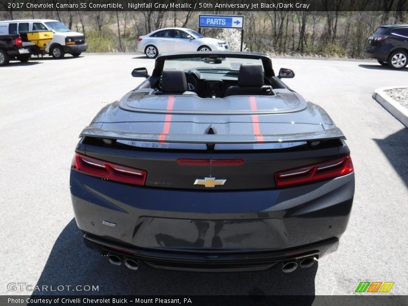 Nightfall Gray Metallic / 50th Anniversary Jet Black/Dark Gray 2017 Chevrolet Camaro SS Convertible