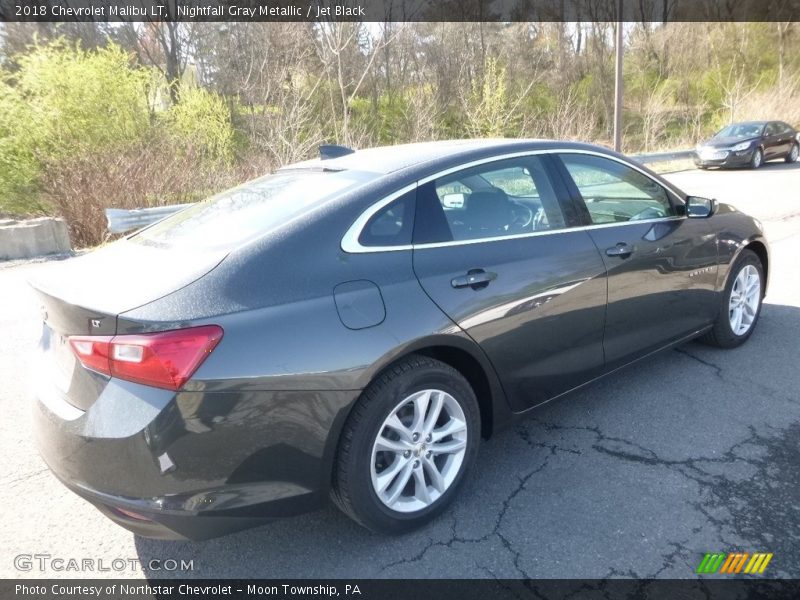 Nightfall Gray Metallic / Jet Black 2018 Chevrolet Malibu LT