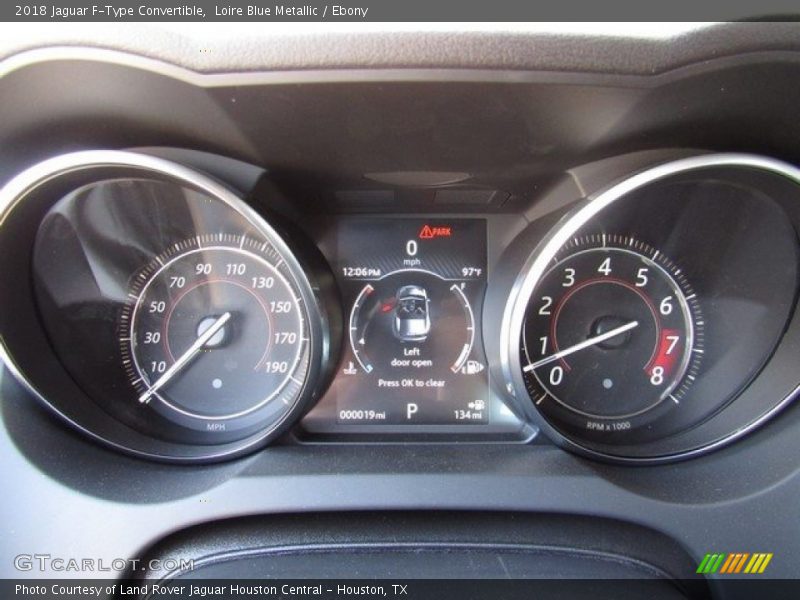  2018 F-Type Convertible Convertible Gauges