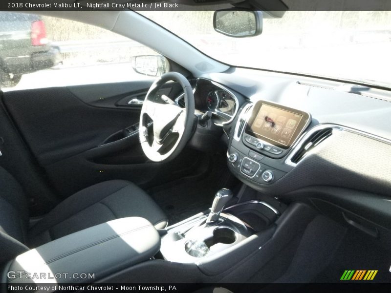 Nightfall Gray Metallic / Jet Black 2018 Chevrolet Malibu LT