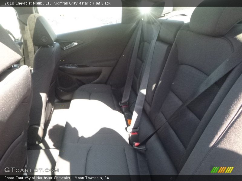 Nightfall Gray Metallic / Jet Black 2018 Chevrolet Malibu LT