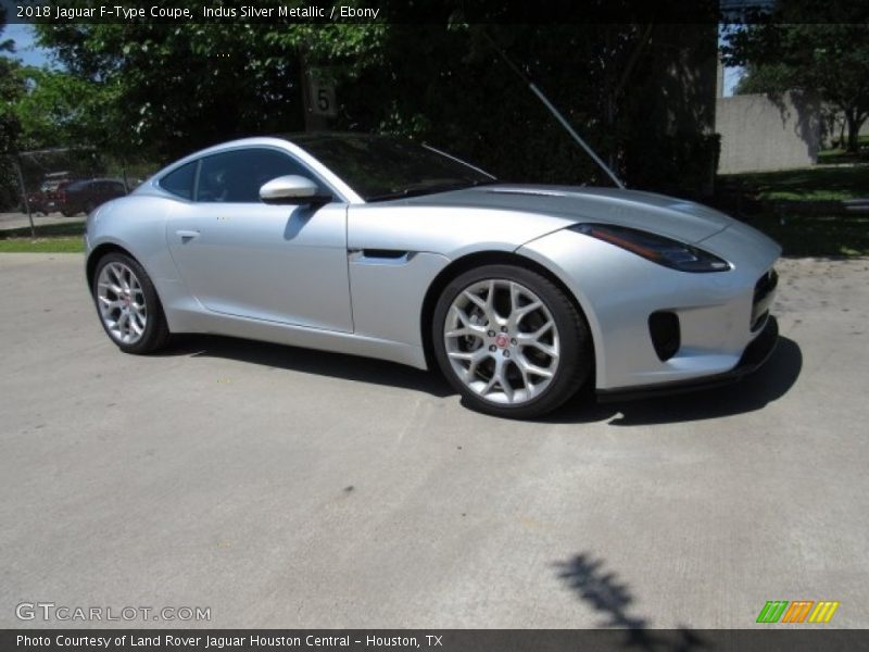 Indus Silver Metallic / Ebony 2018 Jaguar F-Type Coupe