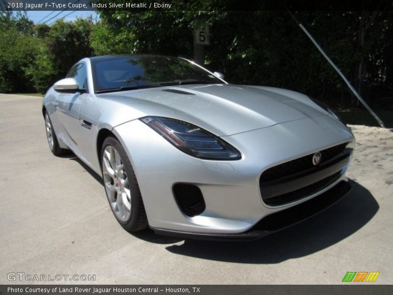 Indus Silver Metallic / Ebony 2018 Jaguar F-Type Coupe
