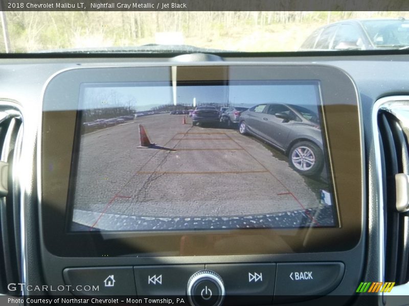Nightfall Gray Metallic / Jet Black 2018 Chevrolet Malibu LT