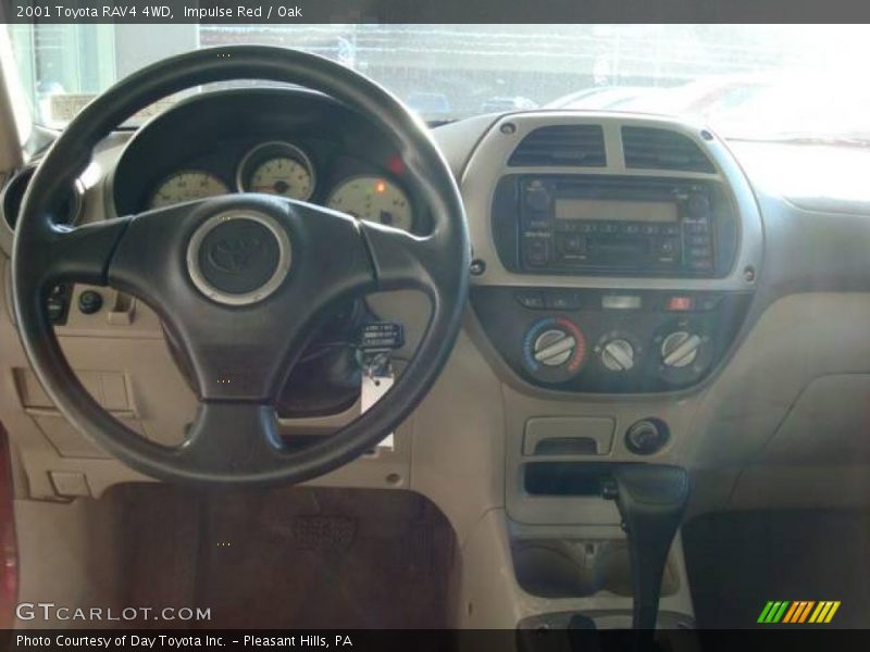 Impulse Red / Oak 2001 Toyota RAV4 4WD
