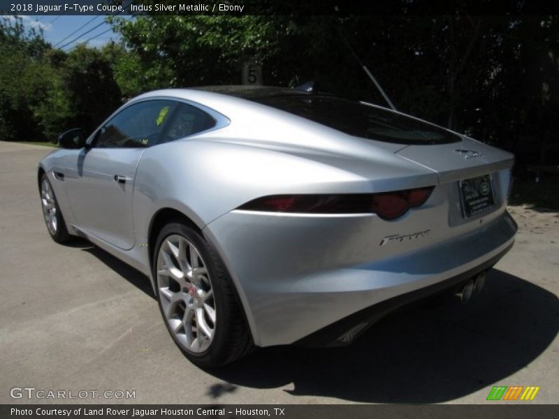 Indus Silver Metallic / Ebony 2018 Jaguar F-Type Coupe