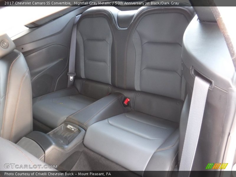 Nightfall Gray Metallic / 50th Anniversary Jet Black/Dark Gray 2017 Chevrolet Camaro SS Convertible