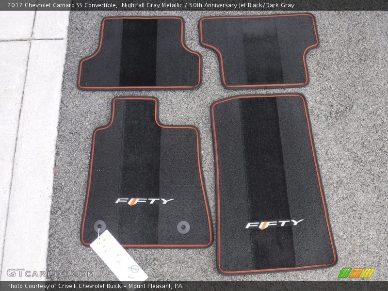 Nightfall Gray Metallic / 50th Anniversary Jet Black/Dark Gray 2017 Chevrolet Camaro SS Convertible