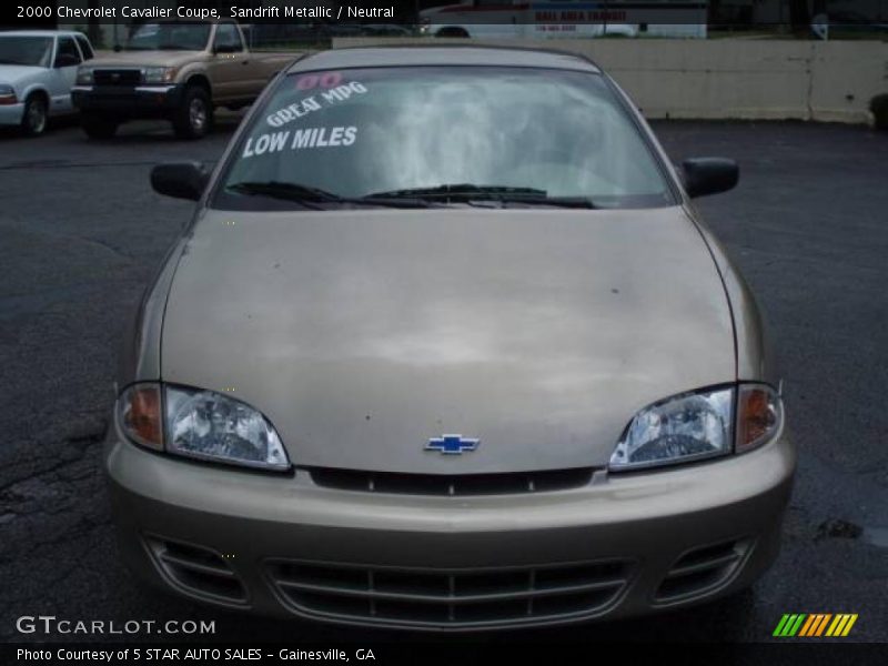 Sandrift Metallic / Neutral 2000 Chevrolet Cavalier Coupe