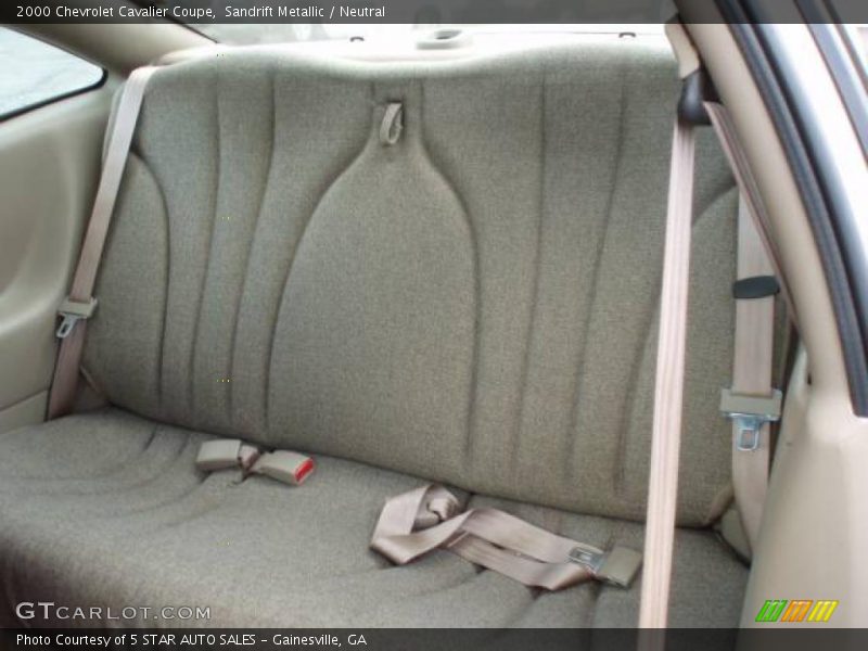 Sandrift Metallic / Neutral 2000 Chevrolet Cavalier Coupe