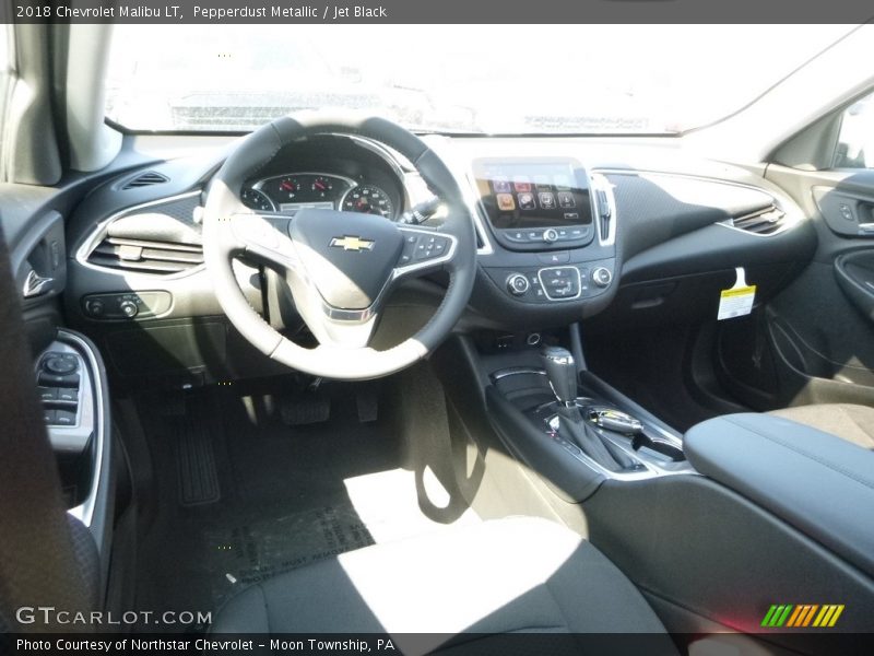 Pepperdust Metallic / Jet Black 2018 Chevrolet Malibu LT