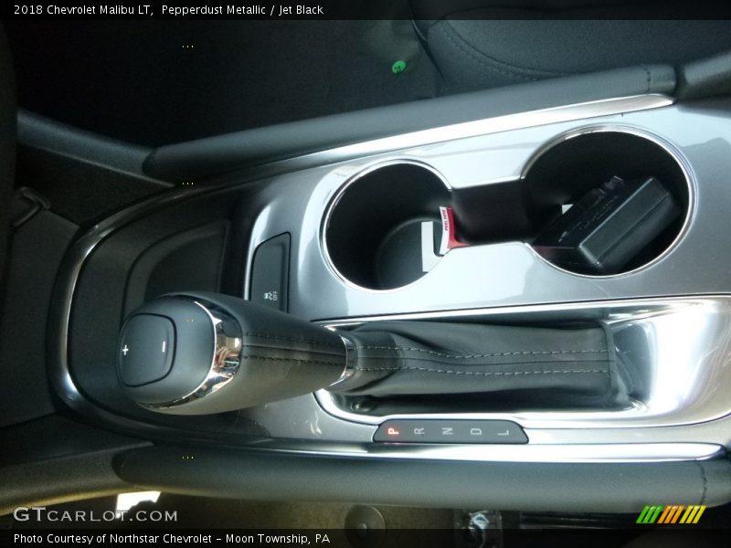 Pepperdust Metallic / Jet Black 2018 Chevrolet Malibu LT