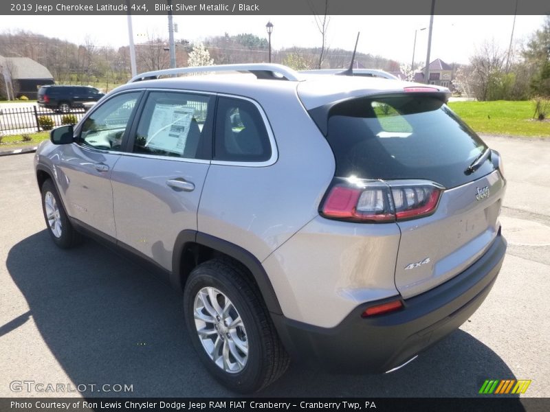Billet Silver Metallic / Black 2019 Jeep Cherokee Latitude 4x4